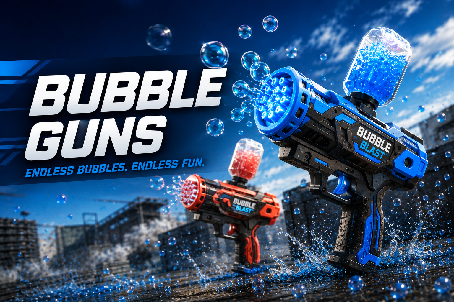 Obee bubbles gun, bubble gun