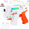 Automatic Toy Bubble Gun with Music and Lights