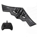 Remote control stealth plane toy with black controller, Tafeen Toys FX632 flying wing design