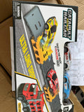 Racing Car set with metal cars and Truck