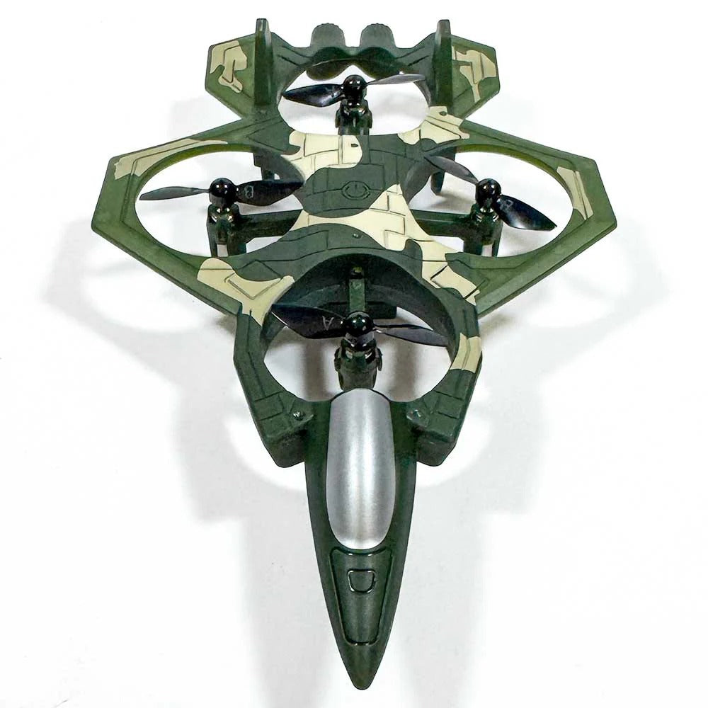 Sky Overlord Cyclone Stunt Jet – 2.4GHz RC, LED Lights, 360° Tricks